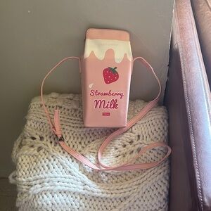 Strawberry Milk Crossbody Bag